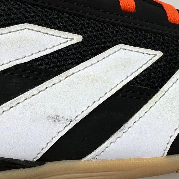 Adidas Predator Club Indoor Sala Soccer Shoes Mens 7 Black Solar Red Sneakers - Picture 14 of 16